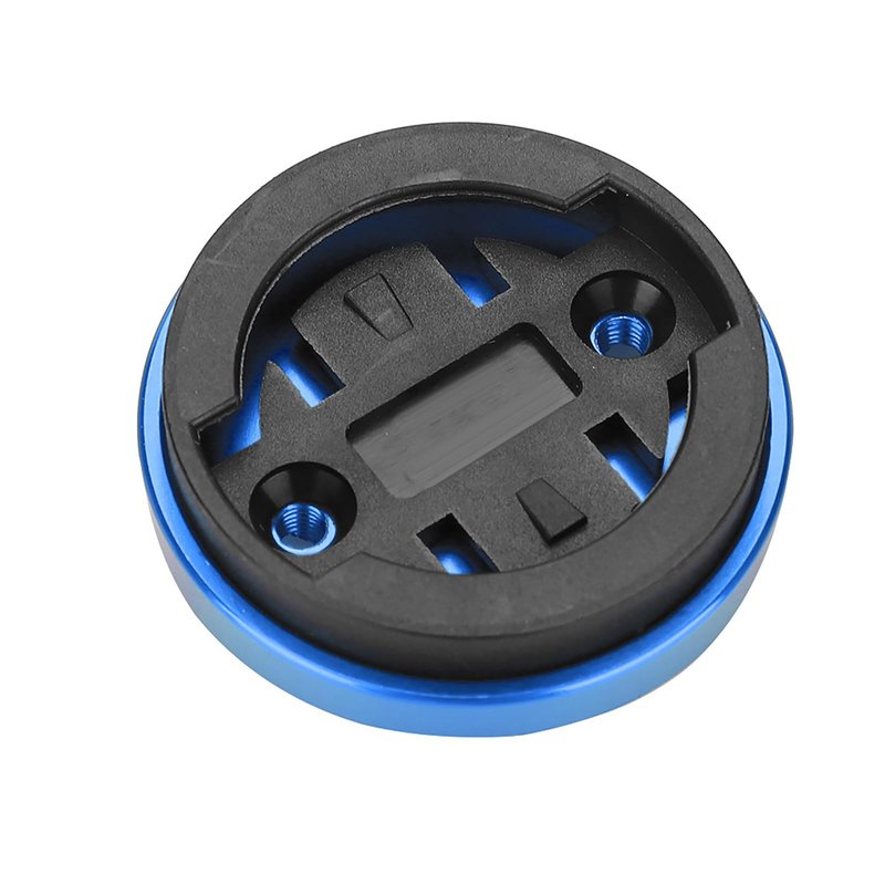 Road Bike Computer Holder Stem Top Cover Stopwatch GPS Speedometer Mount (Blue) Bike Stem Mount Stem Mount