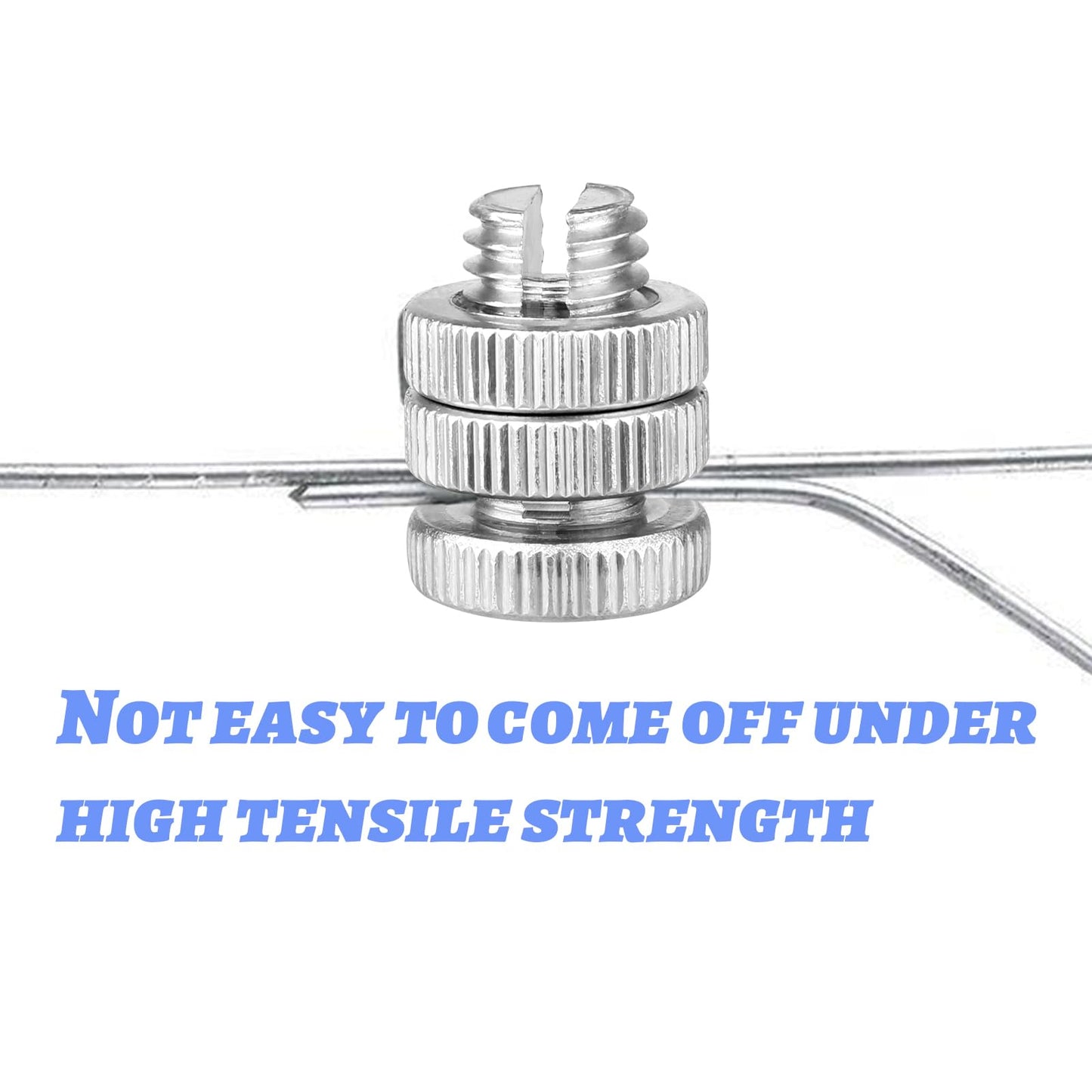 20 Pieces Split Bolt Joint Clamp Wire Connector Electrical Fence Connector Aluminium Alloy for Multiple Electric Fence