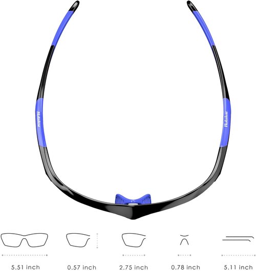 Blade Sport Polarized Sunglasses - Ideal for Men & Women | Perfect for Running & Golf