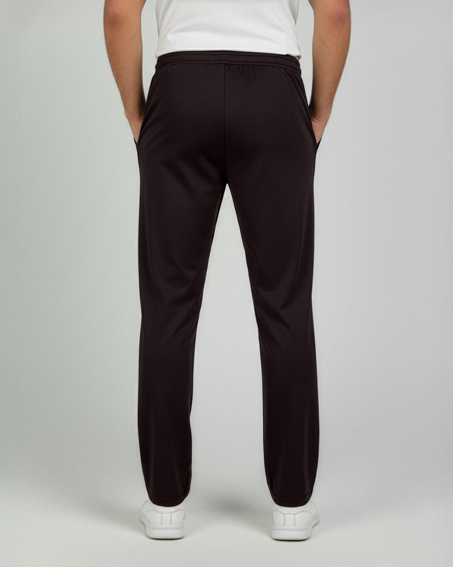 Real Essentials 3 Pack: Men's Mesh Open Bottom Sweatpants Gym Active Athletic Workout Casual Pants with Pockets - Set 8, L