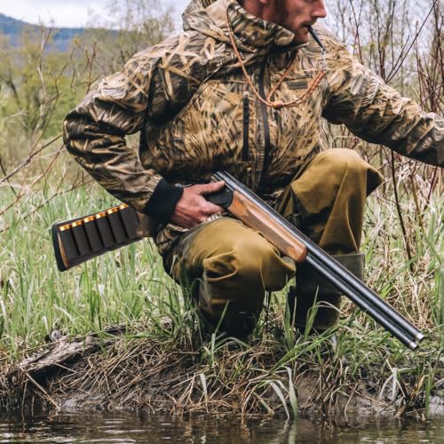 8-Round Tactical Shotgun Shell Holder - 12 & 20 Gauge Buttstock Carrier