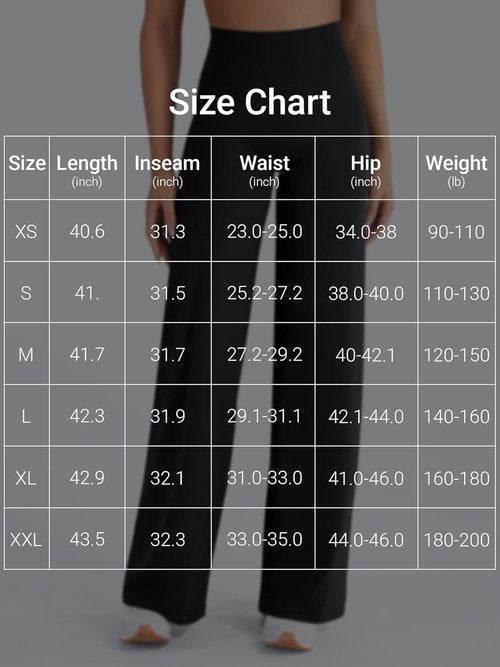 HIGORUN High Waisted Straight Leggings - No Front Seam Workout Pants for Women | 31" Wide Leg