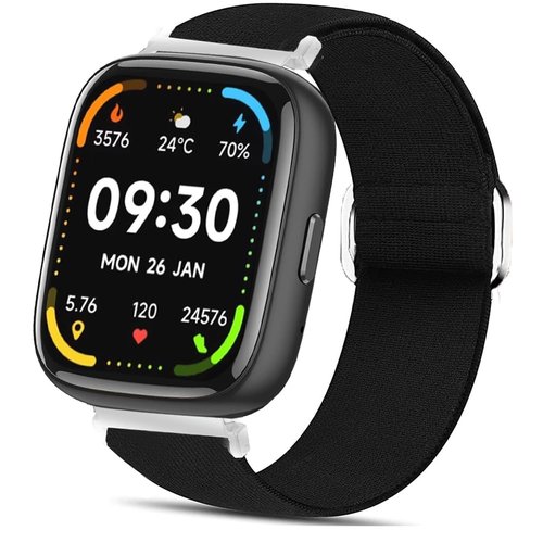 IDW17, IDW20, IDW21, IDW23, IDW25, IDW26 Smart Watch Bands, Lamshaw Stretch Elastics Nylon Adjustable Replacement Strap Accessories for Men & Women Compatible for Faweio IDW26 1.83 Inches Smart Watch, IDW26 1.83 Inches, TOOBUR IDW17, IDW23, KEEPONFIT IDW2