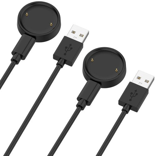 Charger for Amazfit Bip 6/Active 2, Replacement USB Charging Cable Cord for Amazfit Bip 6, Active 2 Smart Watch (2Pack, 3.3ft/1m)