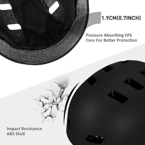 Bavilk Bike Helmet - Adjustable Multi-Sport Safety Gear for Teens & Adults | 3 Sizes Available