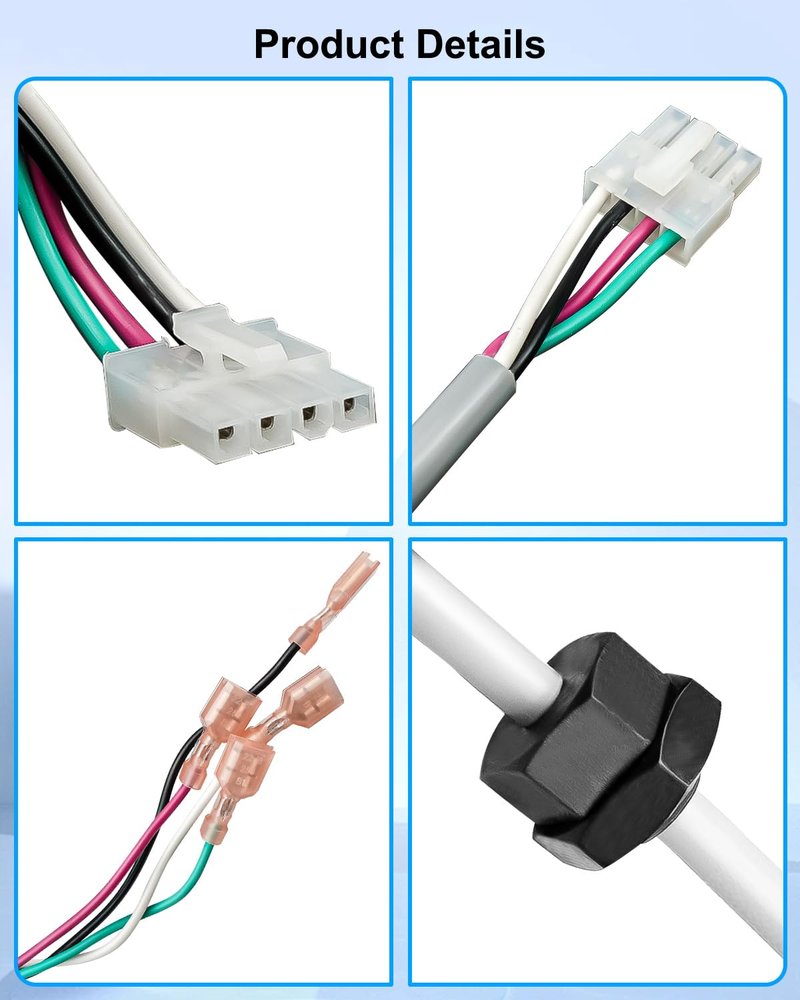 EMIHO Pedal Box Wiring Harness Fit for EZGO Electric PDS Golf Cart 2000-2022, Replace 6811 BP-6811 25879G05 25879-G05