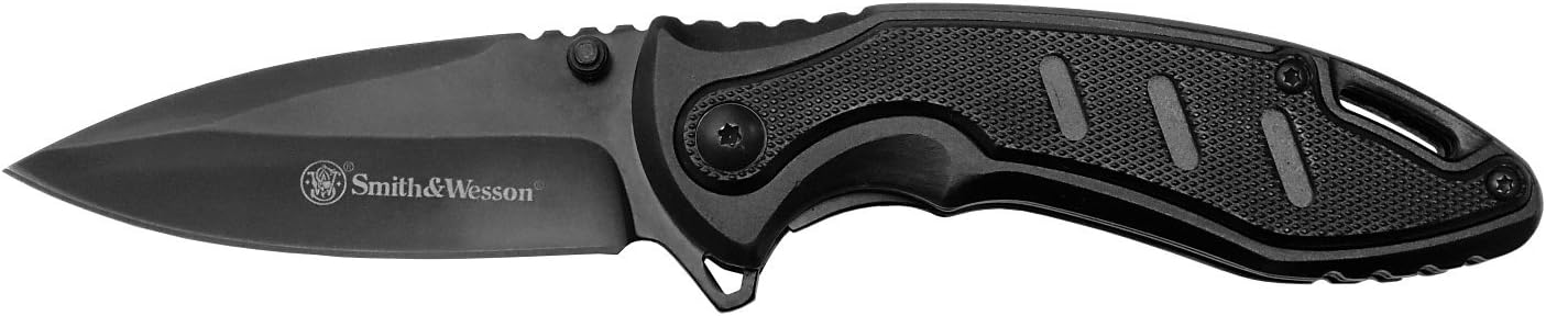 Smith & Wesson CK400 Folding Knife - 5.4in High Carbon Stainless Steel with 2.2in Drop Point Blade