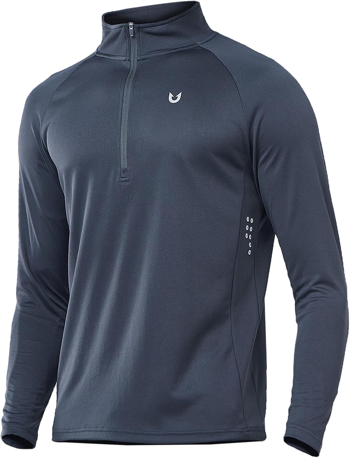 NORTHYARD Men's Quarter Zip Pullover - Moisture-Wicking Long Sleeve Athletic Shirt | Quick Dry Workout Gear