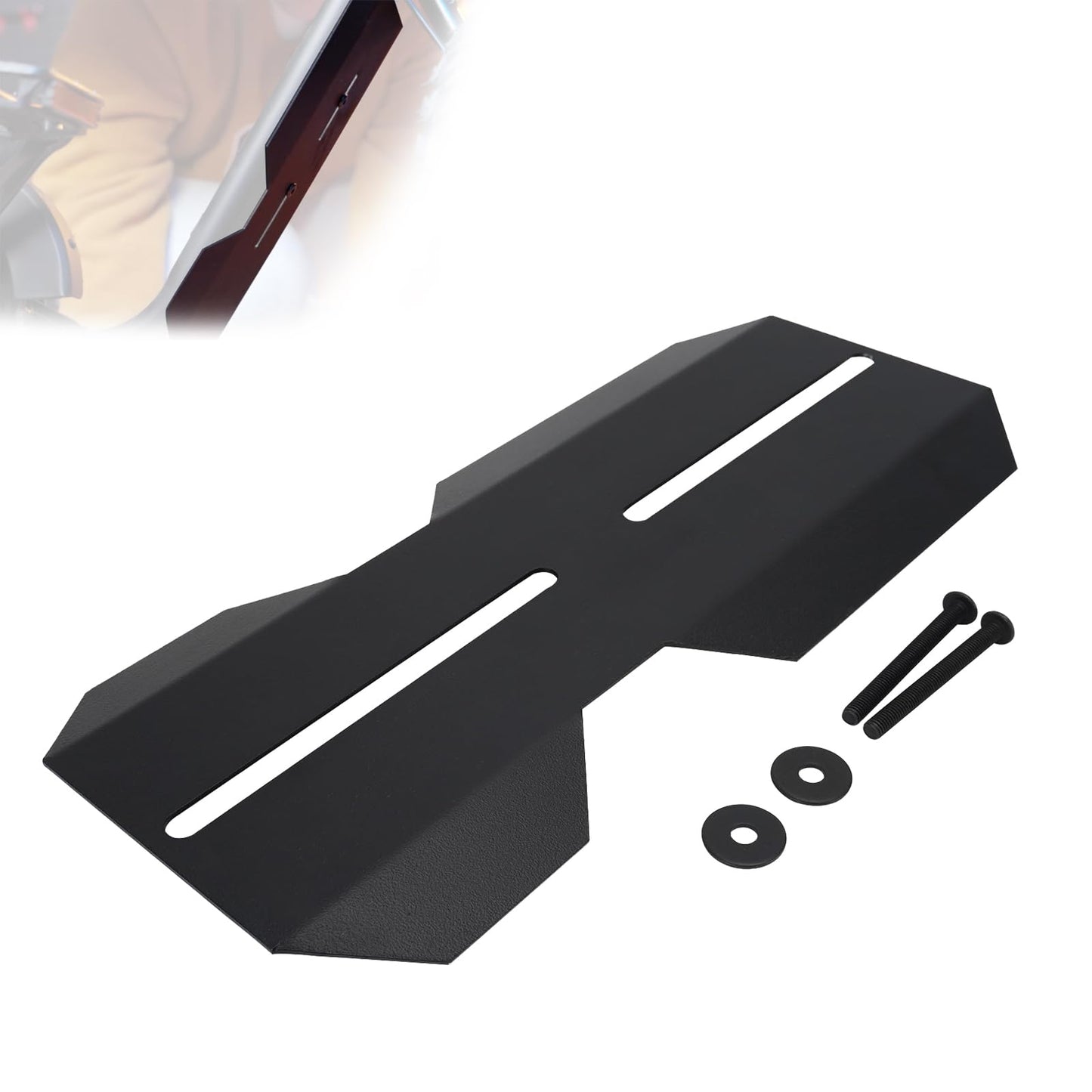 BAOUFF Middle Fender for Ebike,Central Mudguard Mud Guard for Electric Bike Ridstar Q20/Super 73 S1 S2 RX Z1