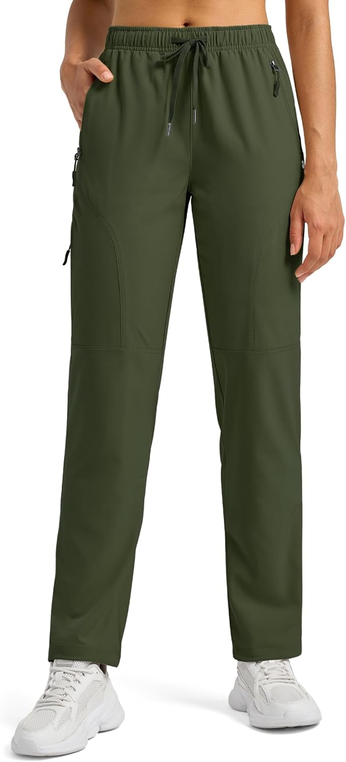 Willit Women's Hiking Pants - Lightweight Quick-Dry Cargo Design | Water-Resistant with Pockets