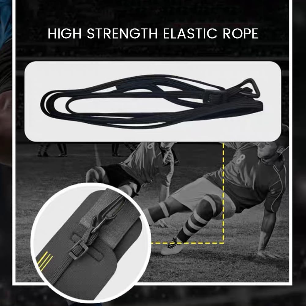 Soccer Training Strap - Adjustable Velcro Ball Control Trainer with Premium Fabric & Activity Buckle