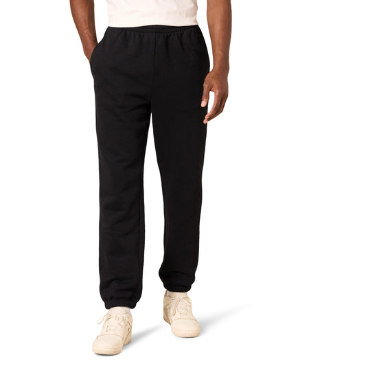 Amazon Essentials Men's Closed Bottom Fleece Pant, Black, X-Large