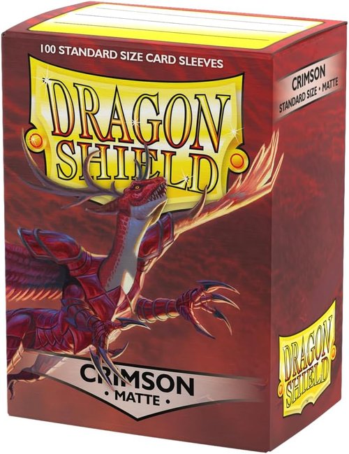 Dragon Shield | Premium Copper & Crimson TCG Sleeves - 2X 100 CT | Smooth & Tough Protection for Pokémon, Flesh & Blood, One Piece & Magic The Gathering