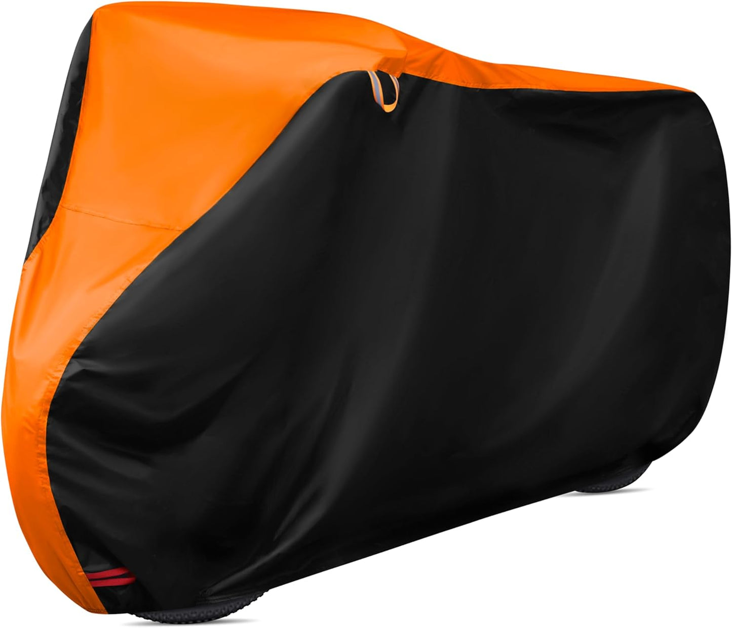 Skiennix Bike Cover - Outdoor Waterproof Protection for Mountain & Road Bikes | XL Black & Orange (79 x 27.5 x 44 in)