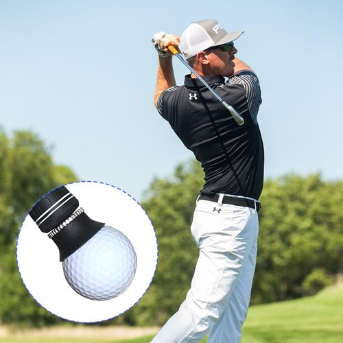 Golf Ball Pick Up Retriever, Mini Ball Grabber Sucker Tool Golf Ball Suction Cup Grabber Golf Ball Picker for Putter Grip Golf Sucker Accessories Putter Croquet Gadget