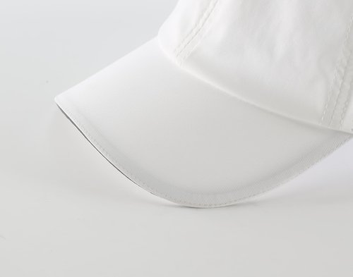 Home Prefer Water Repellent UPF50+ Quick Dry Mens Womens Baseball Cap for Outdoor Sports Running Golf Sun Hat with Reflective Bill White