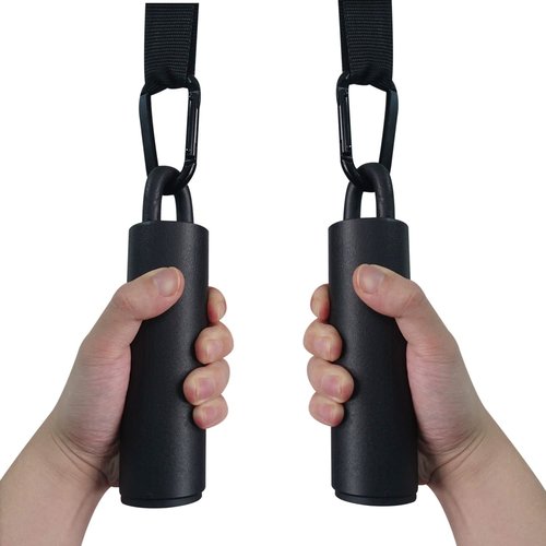 Lights Mountain Pull Up Grips Set of 2 Rock Climbing Holds Set with Hanging Straps and Strong Carabiner, Finger Strengthener，Forearm, Biceps, Ninja Warrior, Back Muscles Training