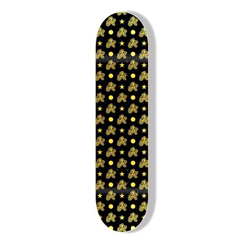 A Plus Collectibles Take Flight Skateboard Deck (Starry Night, 8.5)