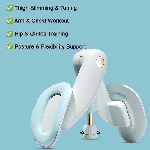 DaintyDelight Thigh Trainer & Exerciser Tool - Adjustable Resistance Pelvic Floor Trainer for Women, Inner Thigh Toner & Hip Strengthener (Green)