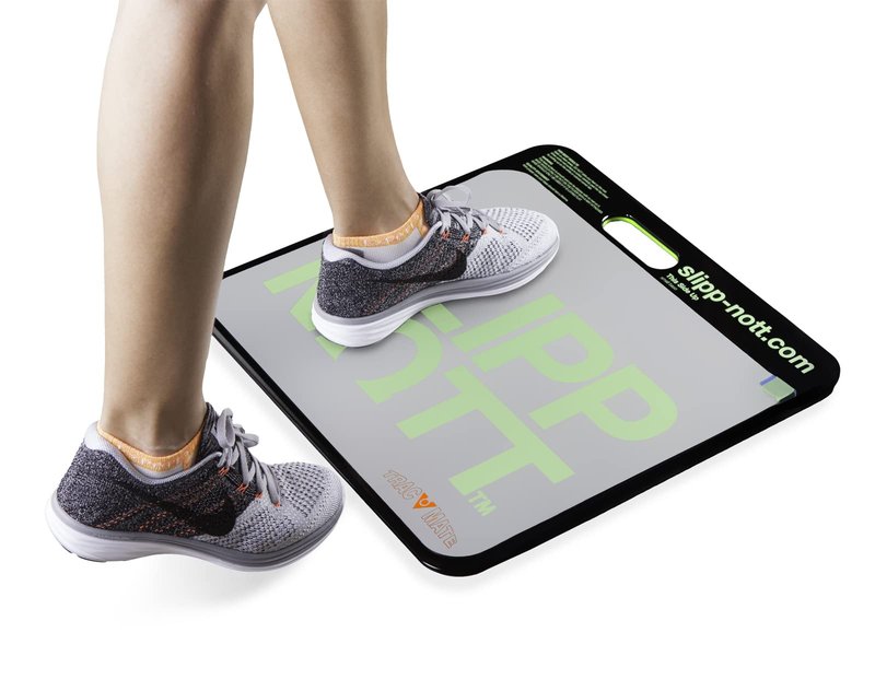 Slipp-Nott Traction Set for Ultimate Grip on The Court (Replacement Mat Included) (Small Base with 75 Sheets Replacement Mat)