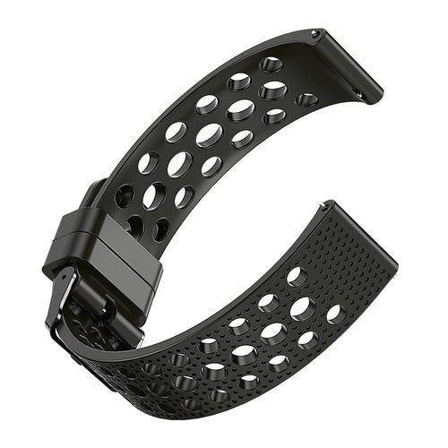 Compatible with Amazfit Bip 5 Bands, Lamshaw 22mm Silicone Replacement Wristbands Sport Strap with Metal Buckle Compatible with Amazfit Bip 5 / Cheetah Pro / Cheetah / GTR 47mm / GTR 2 / GTR 3 / GTR 3