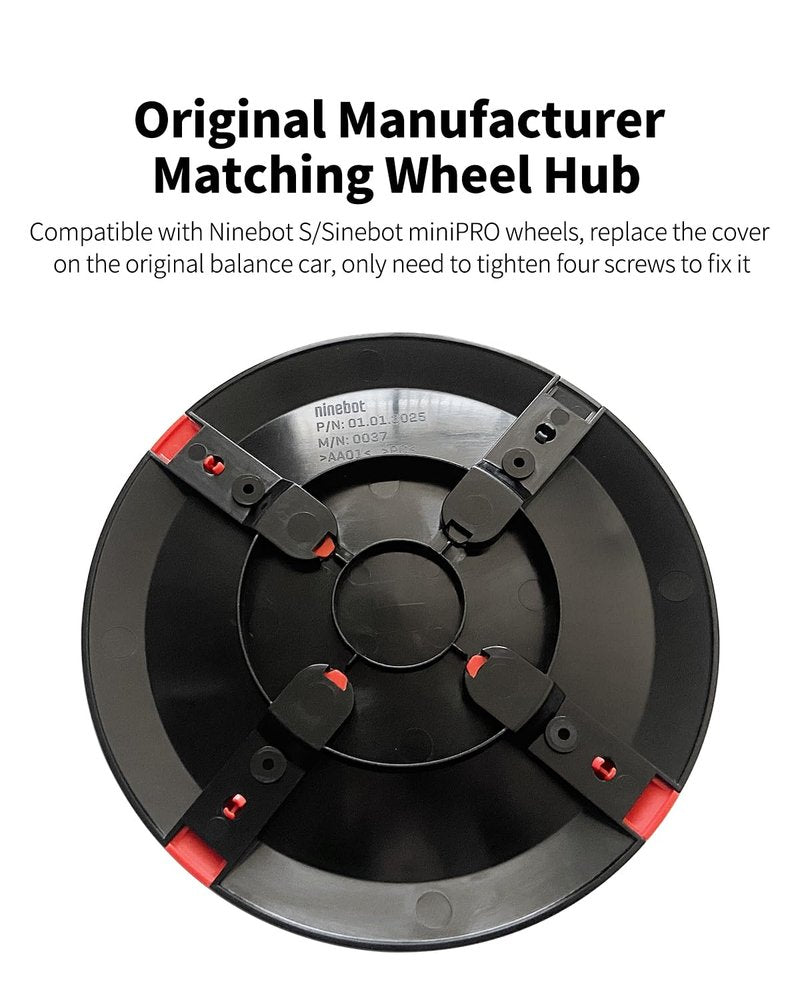 HENGLIANG Wheel Hub Cover Suite for Segway Ninebot S,Ninebot S-PRO Smart Self-Balancing Electric Scooter Original Accessories