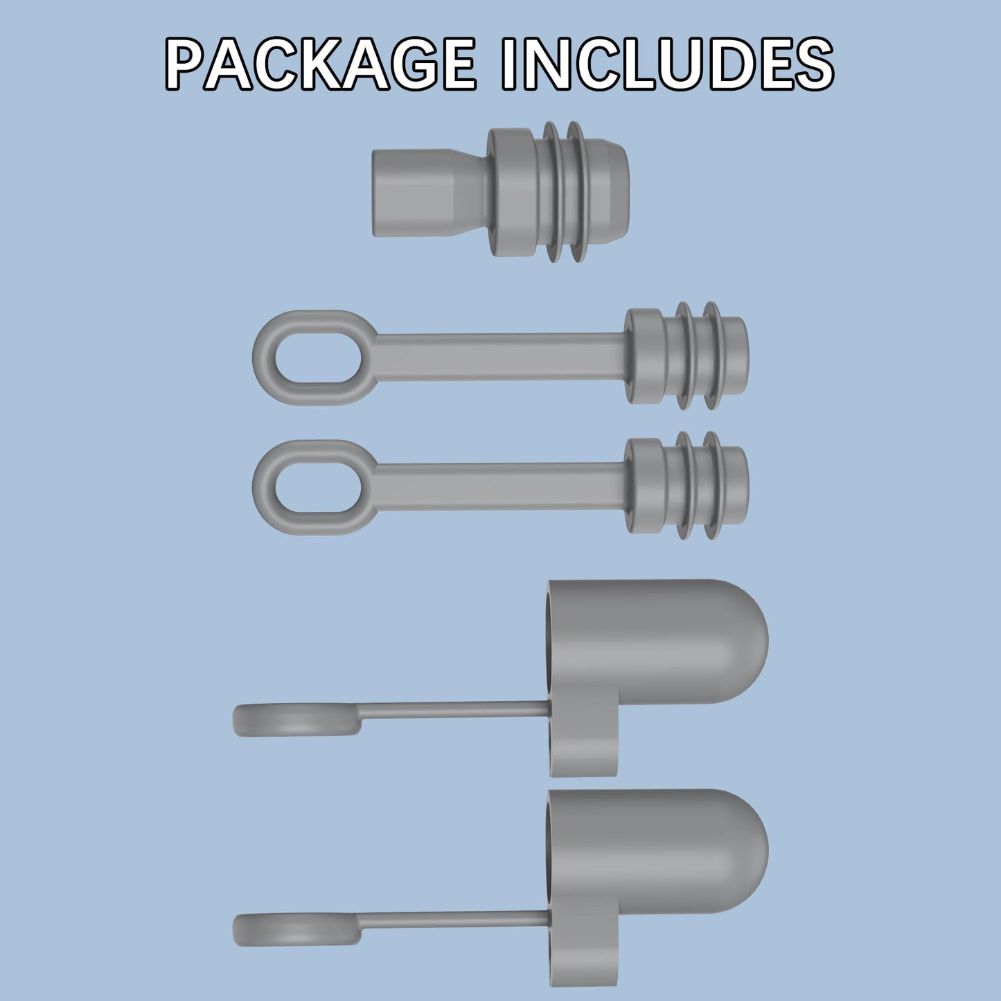 Cable Silicone Caps for Starlink Mini, Cable Plug Protective Caps and Power Port Plug Caps for Starlink Mini Dustproof Waterproof, Set of 5, Gray