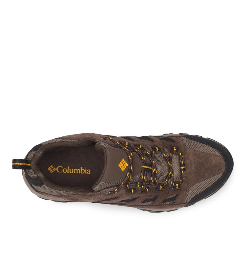 Columbia Mens Crestwood Waterproof, Mud/Squash, 9