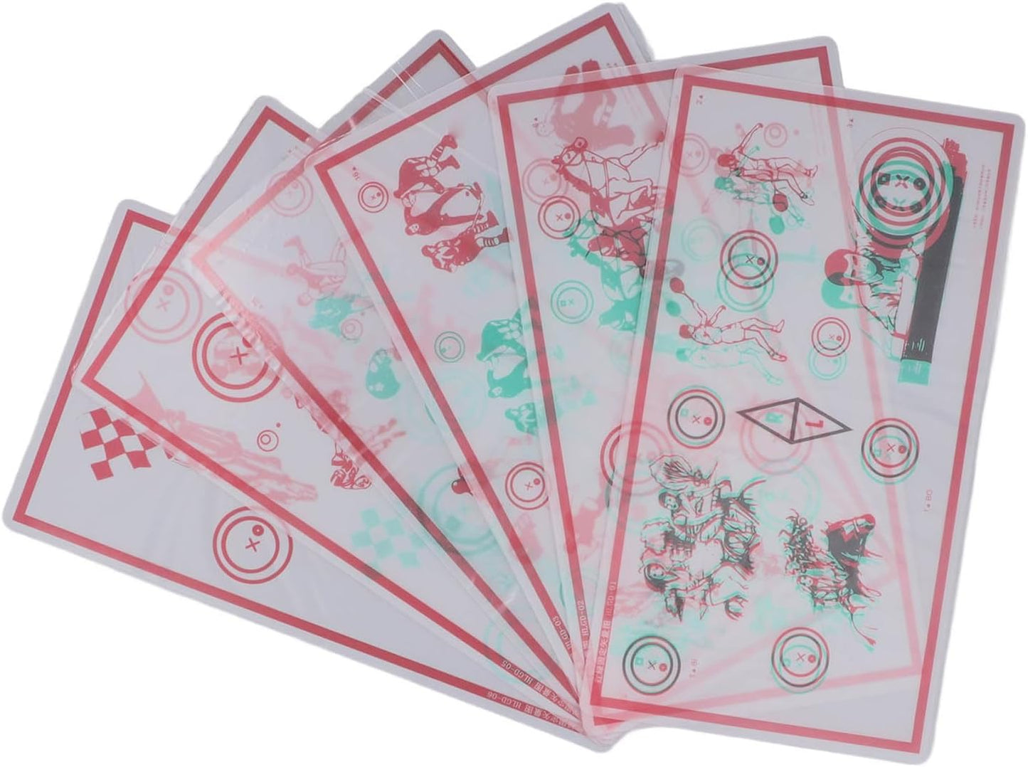Regine Switzerland Vectograms for Eye Training - Improve Stereopsis & Convergence Insufficiency | Red & Green Design