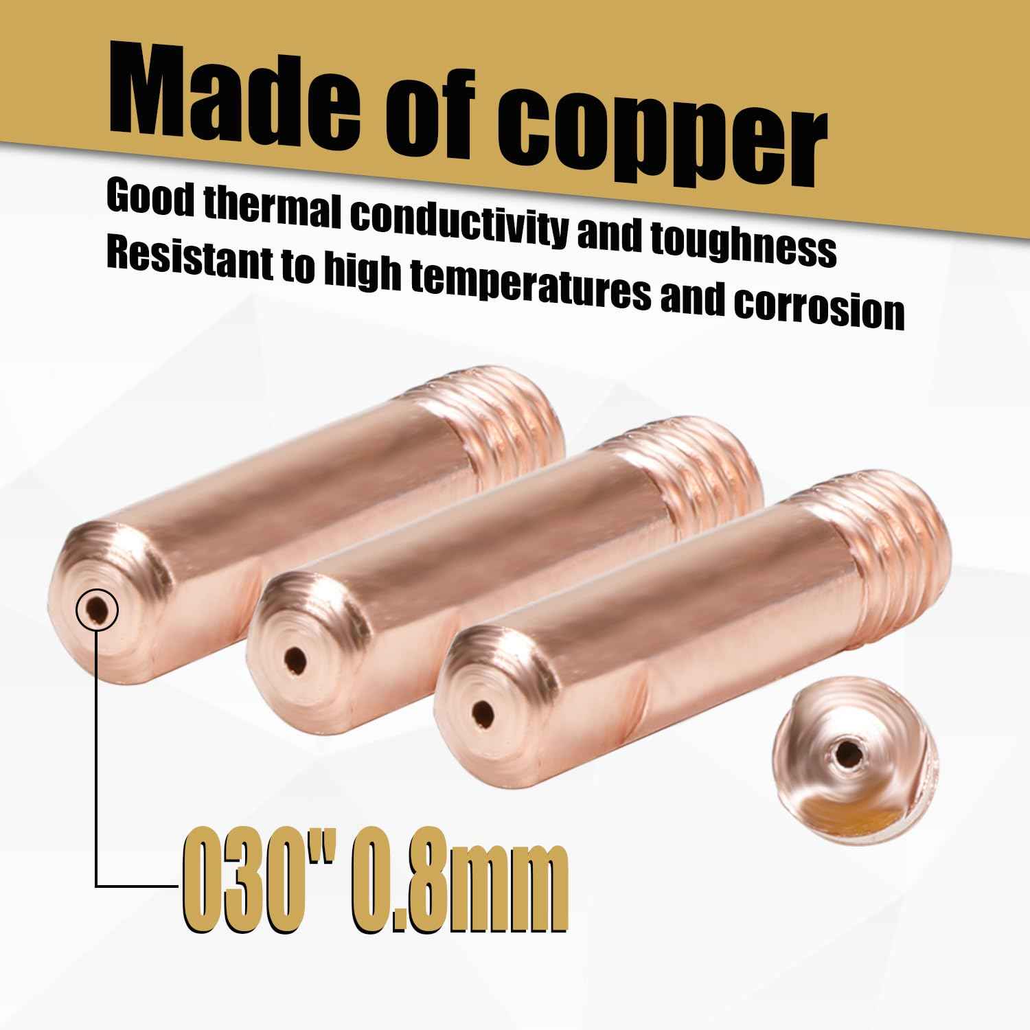 Flexible Mig Welding Neck, 360 Flexible Mig Extension, 030 Inch 0.8mm M6 Nozzle Holder Diffuser&Guard&Torch Neck for MB15 15AK Flexible Mig Gun Extension