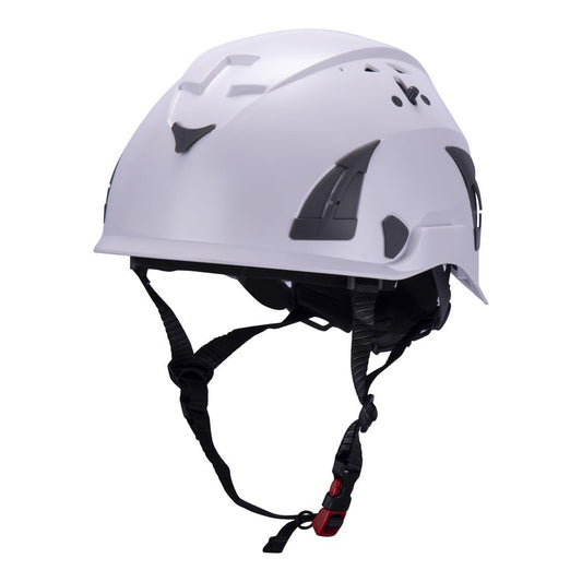 Land Helmets AeroPro Blue Safety Helmet - ANSI/ISEA Z89.1 + EN 12492/EN 397 Type 1 Class C Vented Hard Hat - OSHA Approved - Lightweight Helmets for Arborists, Contractors, and Rescue Teams.