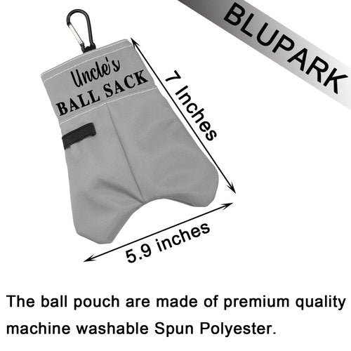 BLUPARK Uncle's Golf Ball Sack - Storage Pouch for Uncle