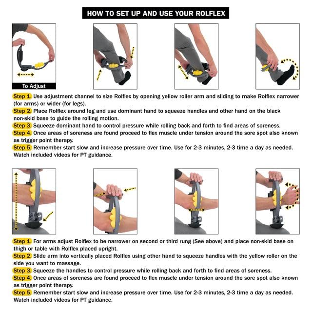 Arm & Leg Massager Roller for Muscle Recovery & Inflammation Relief