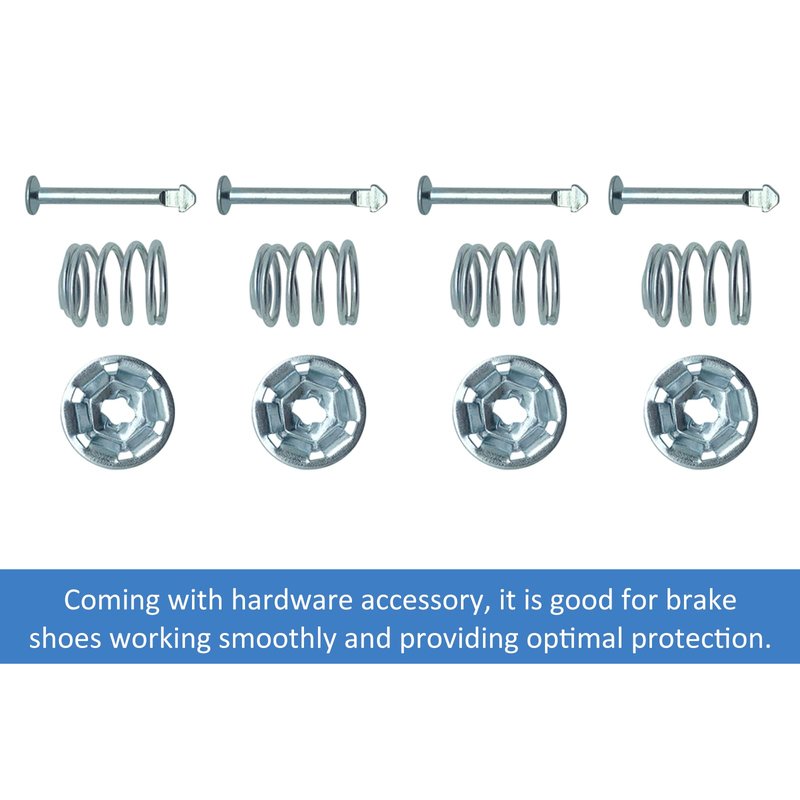 Golf Cart Brake Shoes Springs Pins 27943G01 70795G01 for E-Z-GO Medalist TXT 97-Up/RXV 08-Up/Workhorse 96-Up/Yamaha G9 To G28
