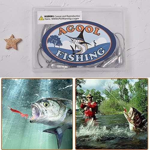 Fishing Jig Head Hooks - 12/24pcs Water Drop Weighted Jigs
