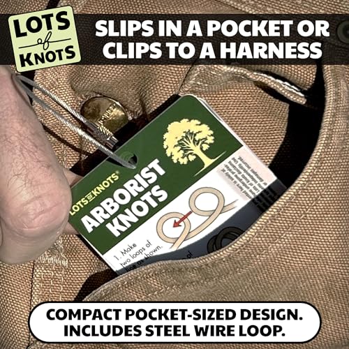 Arborist Knot Cards for Tree Climbing and Trimming by Lots of Knots