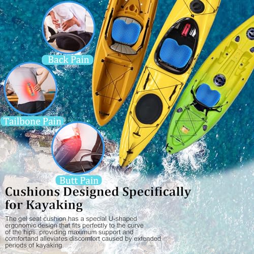 Waterproof Anti-Slip Gel Kayak Seat Cushion for Comfort