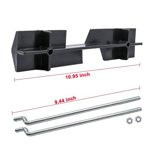 FIXHAWK Golf Cart Battery Hold Down Plate with Rods Kit,Suitable for EZGO 1994-up 36V Electric Golf Cart, Replace OEM#70045G01, 01101-G01