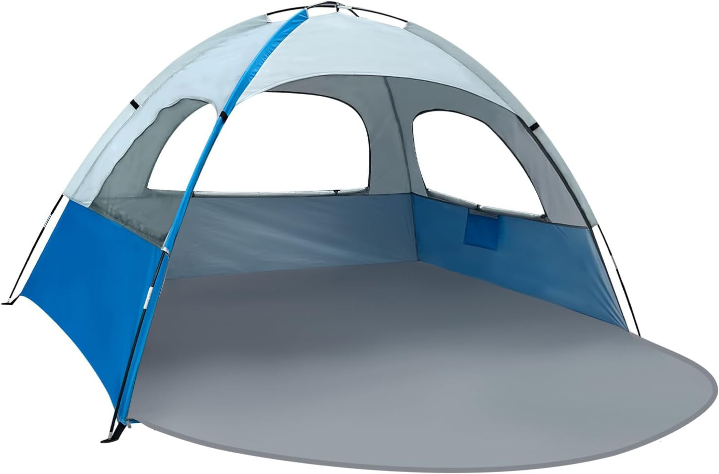 NXONE Beach Tent - UPF 50+ UV Protection, Lightweight & Portable Canopy for Family - Fits 3-6 People