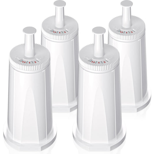 Replacement Water Filter for Breville Espresso Machine Barista Touch Bes880, Barista Pro BES878, Oracle Touch BES990, Oracle BES980, Dual Boiler BES920 Bambino ClaroSwiss Sage, Pack of 4