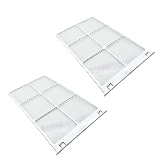 ARYEIELLSOW WJ85X21746 Air Filter Replacement Parts for Room Air Conditioner Compatible with AHQ06LYW1,AHQ06LYQ1,AHR05LWQ2,AHR05LWQ2,Replaces A0010209471,AP6280063,White(2 Packs)