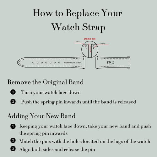 1302 Leather Watch Bands for Women and Men, Quick Release Watch Band, 12mm,14mm,16mm,18mm,20mm and 22mm Easy Interchangeable Strap (Nude/Rose Gold Buckle, 16mm)