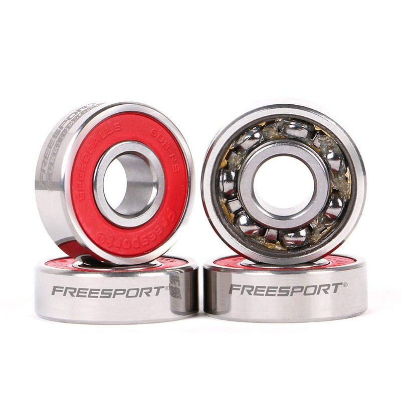 Twolions Full Steel Pre-Lubricated 608 Bearings (Pack of 8) for Skateboards Longboards Inline Roller Skate or Scooters