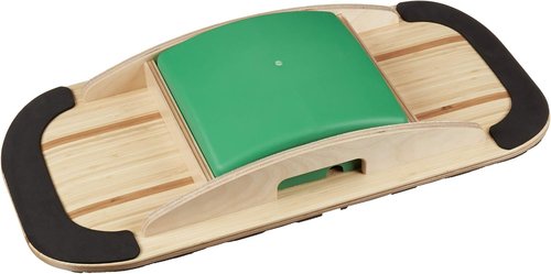 Blue Planet Balance Surfer - Bamboo Balance Board for Office, Surfing, Yoga | Includes 3 EVA Foam Modules