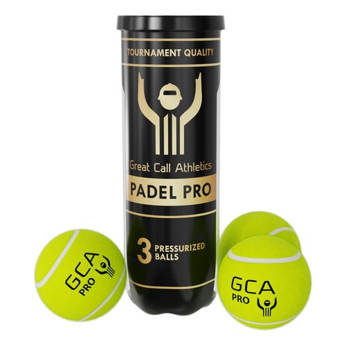 Great Call Athletics | Padel Pro Balls | Professional Tournament Quality | 3 Ball Can Pressurized Performance Game for Racket (1)