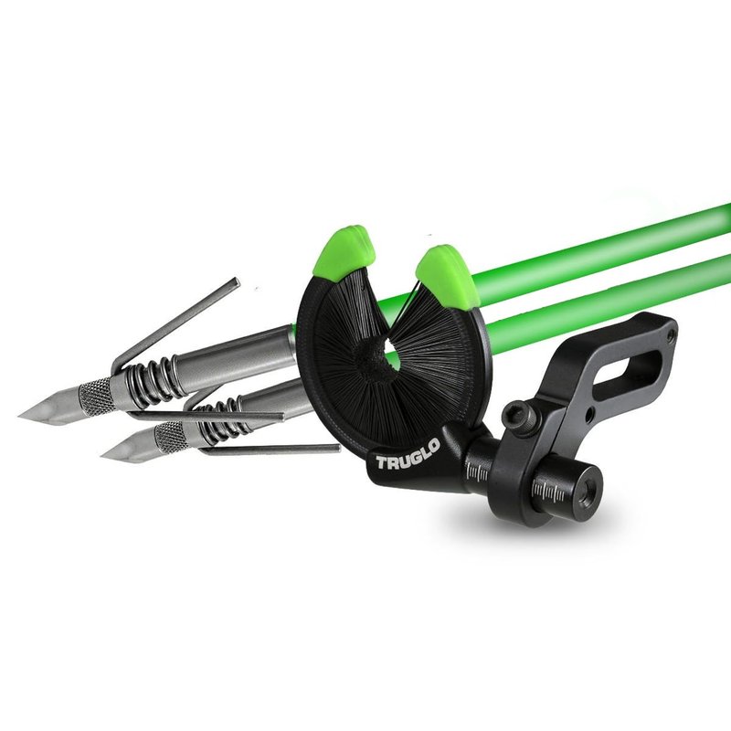TRUGLO Ez Rest Superior Hunting Easy to Use Versatile Durable Bowfishing Kit | Ez Rest Arrow Rest and 2 Spring Fisher Arrows Included