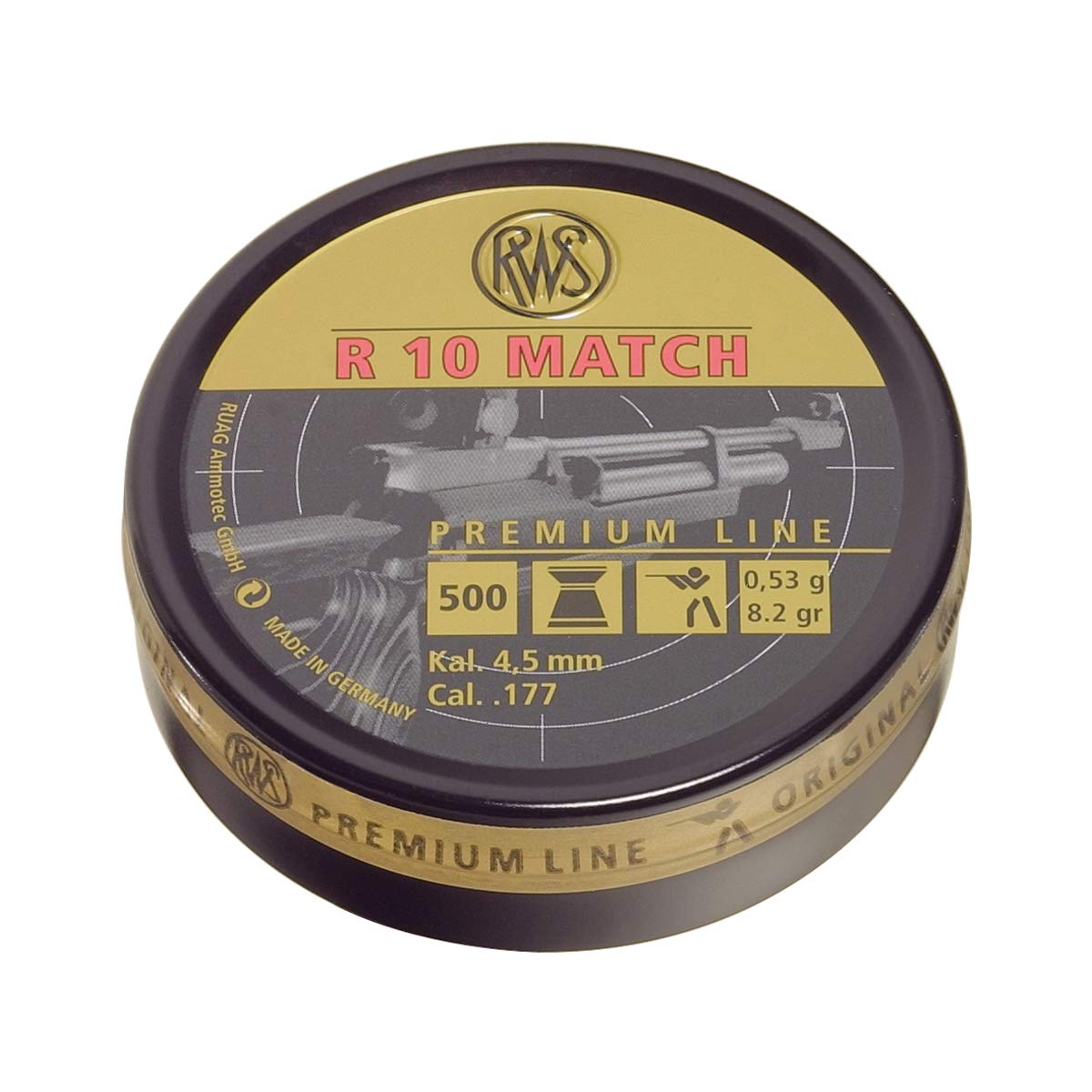 RWS 2315014 Competition Air Gun Pellets 8.2 Grain .177 Cal