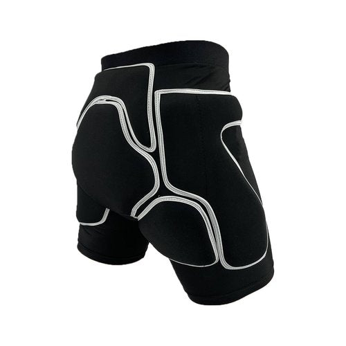 Jormino Hip Protection, Butt Pads Protective Crash Shorts, Impact Protection Gear for Snowboarding, ice Skating, Skateboarding Gray XL