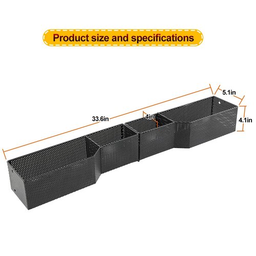 XUANYUDG0769 Golf Cart Inner Front Storage Basket for Club Car Precedent & DS(2000 up) Extended Additional Storage for Golf Carts