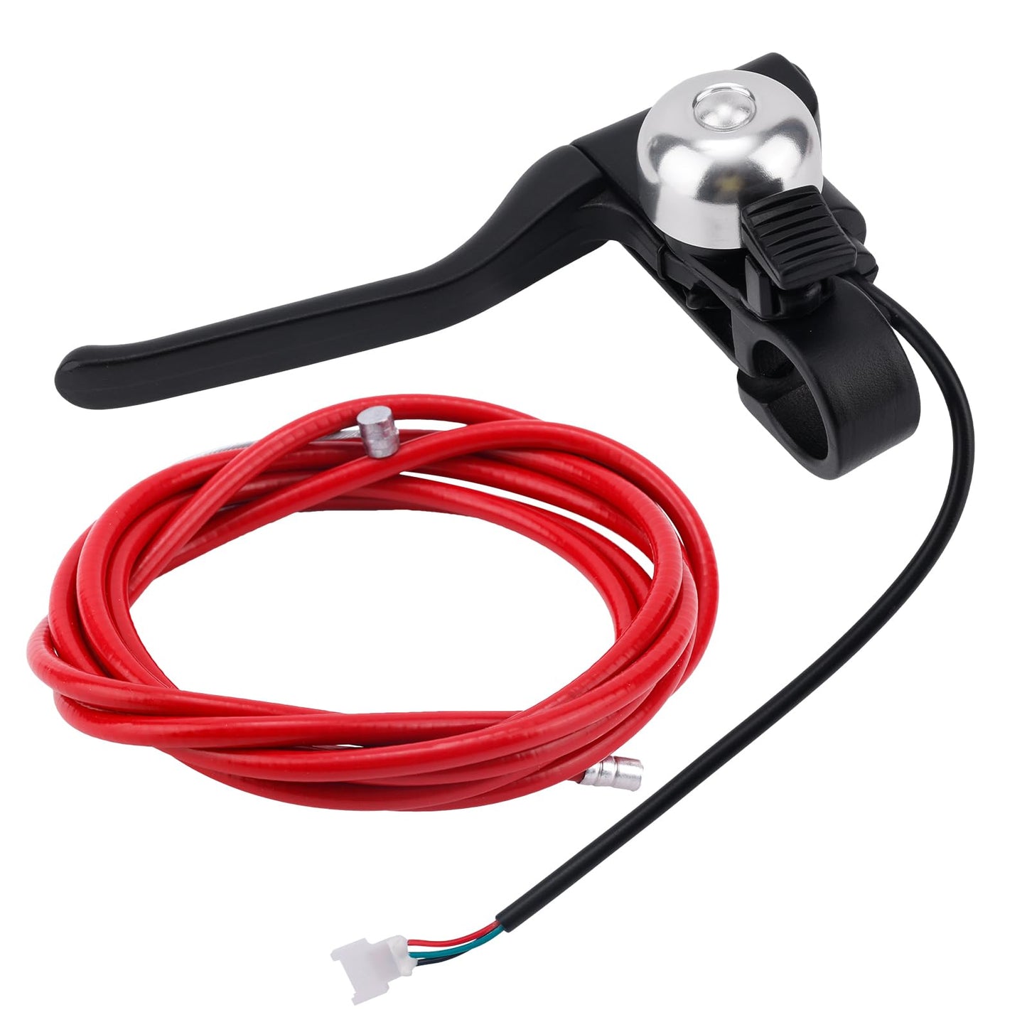 lasuroa Brake Handle Lever with Brake Cable & Bell, Electric Scooter Replacement Parts Compatible with Gotrax GXL V2/Apex Pro XL/Rival/XR Elite/XR Ultra